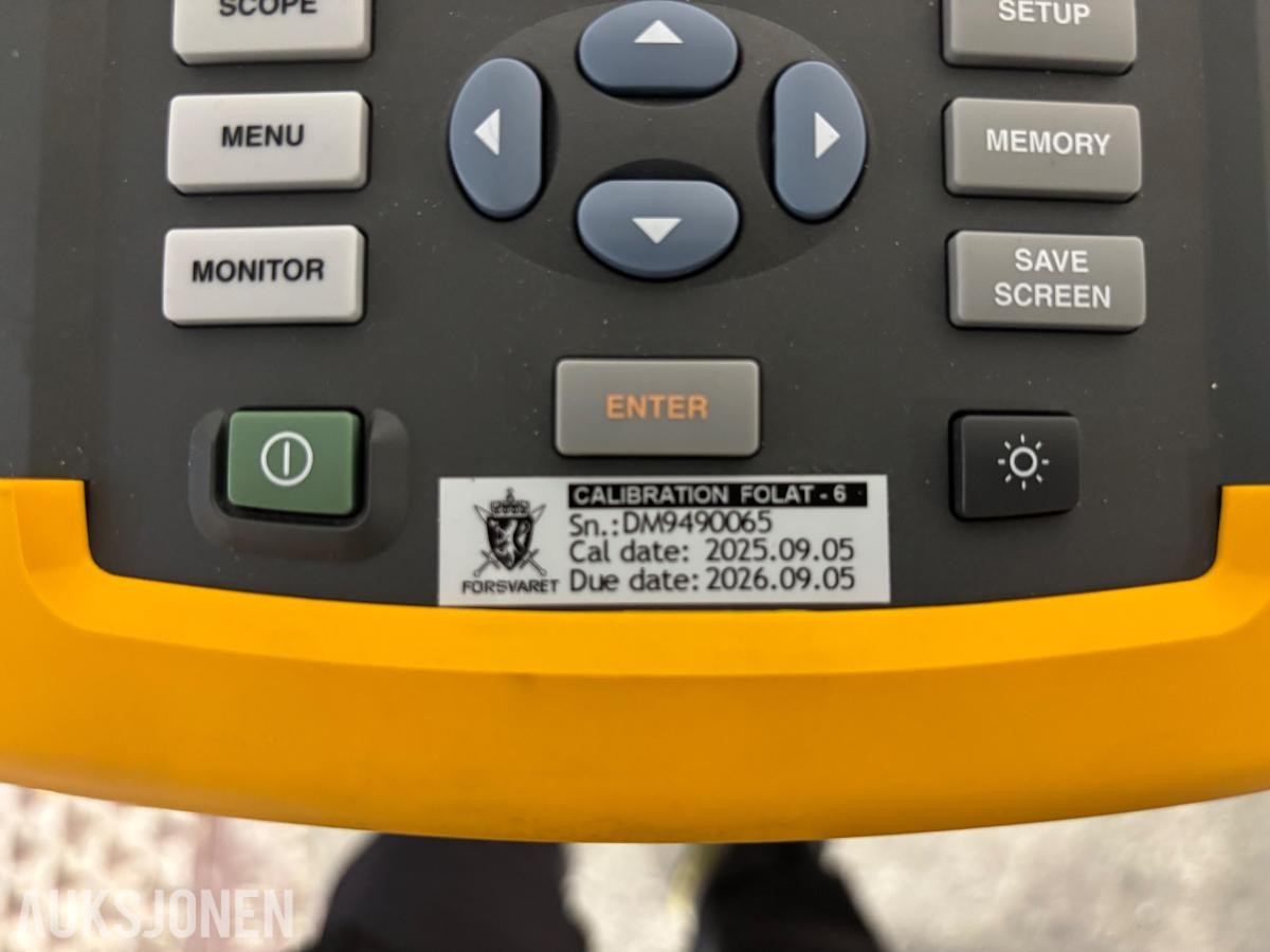 FLUKE 434 power quality analyzer + mulitimeter