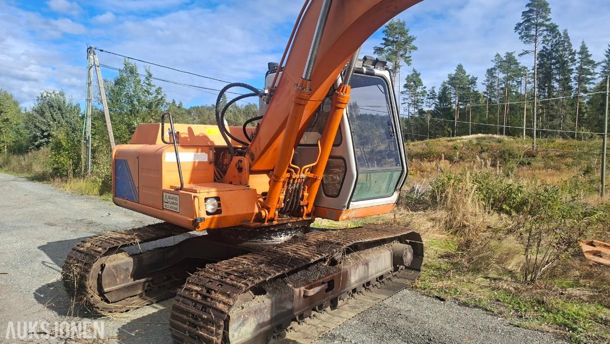 1997 Beltegraver - Fiat-Hitachi FH130, Hydraulisk pusseskuffe, 11843 timer