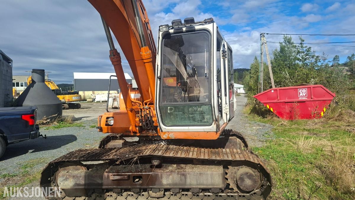 1997 Beltegraver - Fiat-Hitachi FH130, Hydraulisk pusseskuffe, 11843 timer