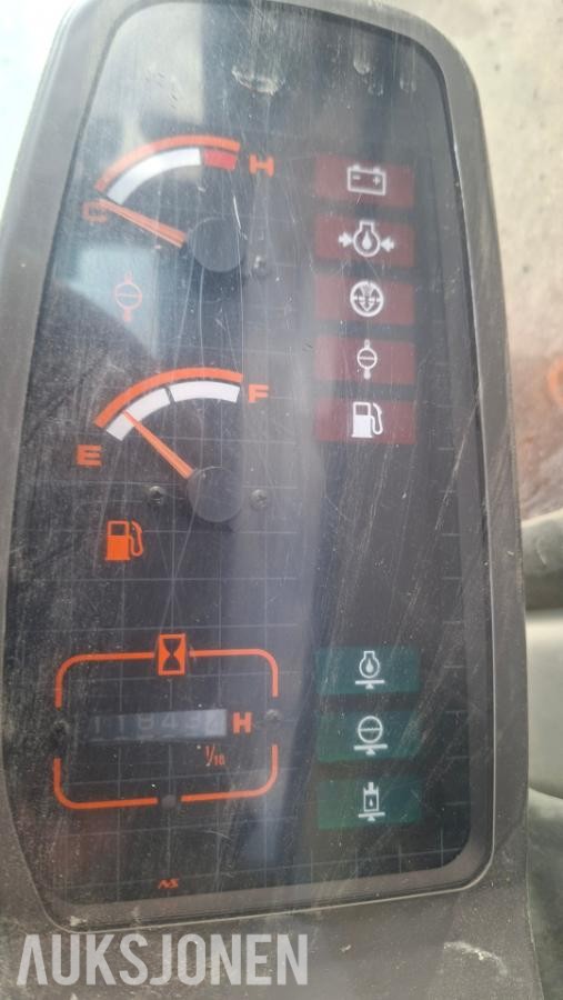 1997 Beltegraver - Fiat-Hitachi FH130, Hydraulisk pusseskuffe, 11843 timer