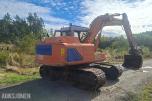 1997 Beltegraver - Fiat-Hitachi FH130, Hydraulisk pusseskuffe, 11843 timer