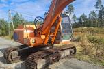 1997 Beltegraver - Fiat-Hitachi FH130, Hydraulisk pusseskuffe, 11843 timer