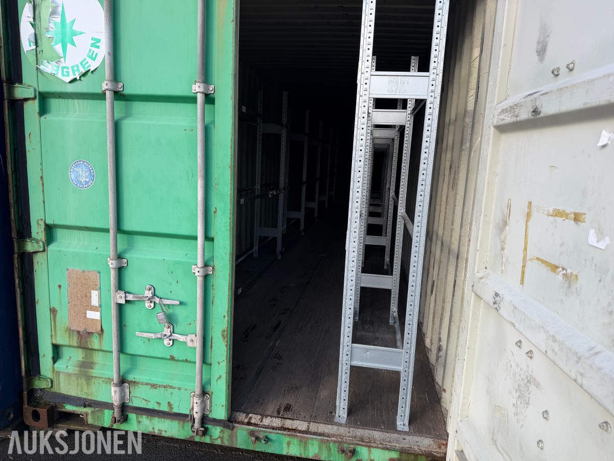 Container 40fot Dekkreoler begge sider