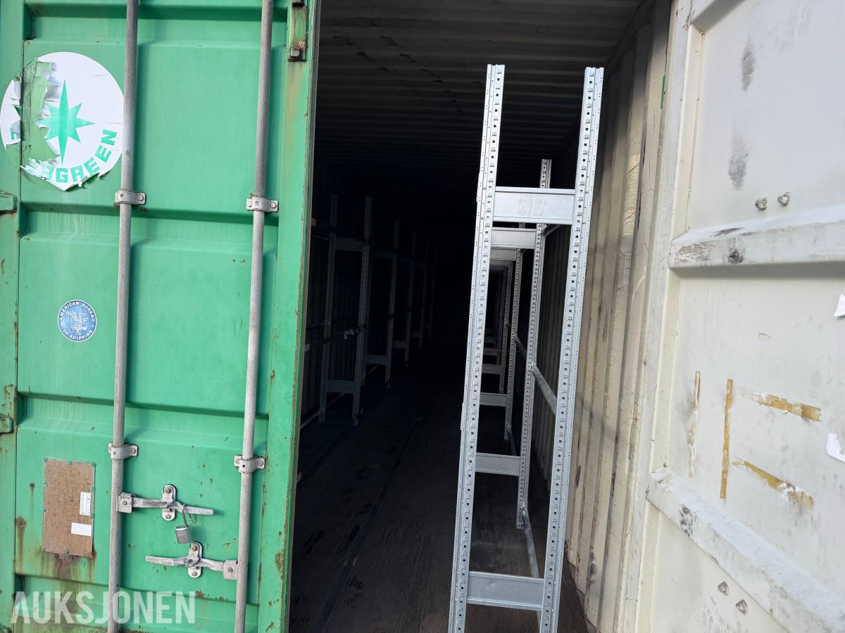Container 40fot Dekkreoler begge sider