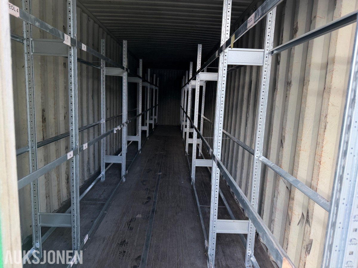 Container 40fot Dekkreoler begge sider