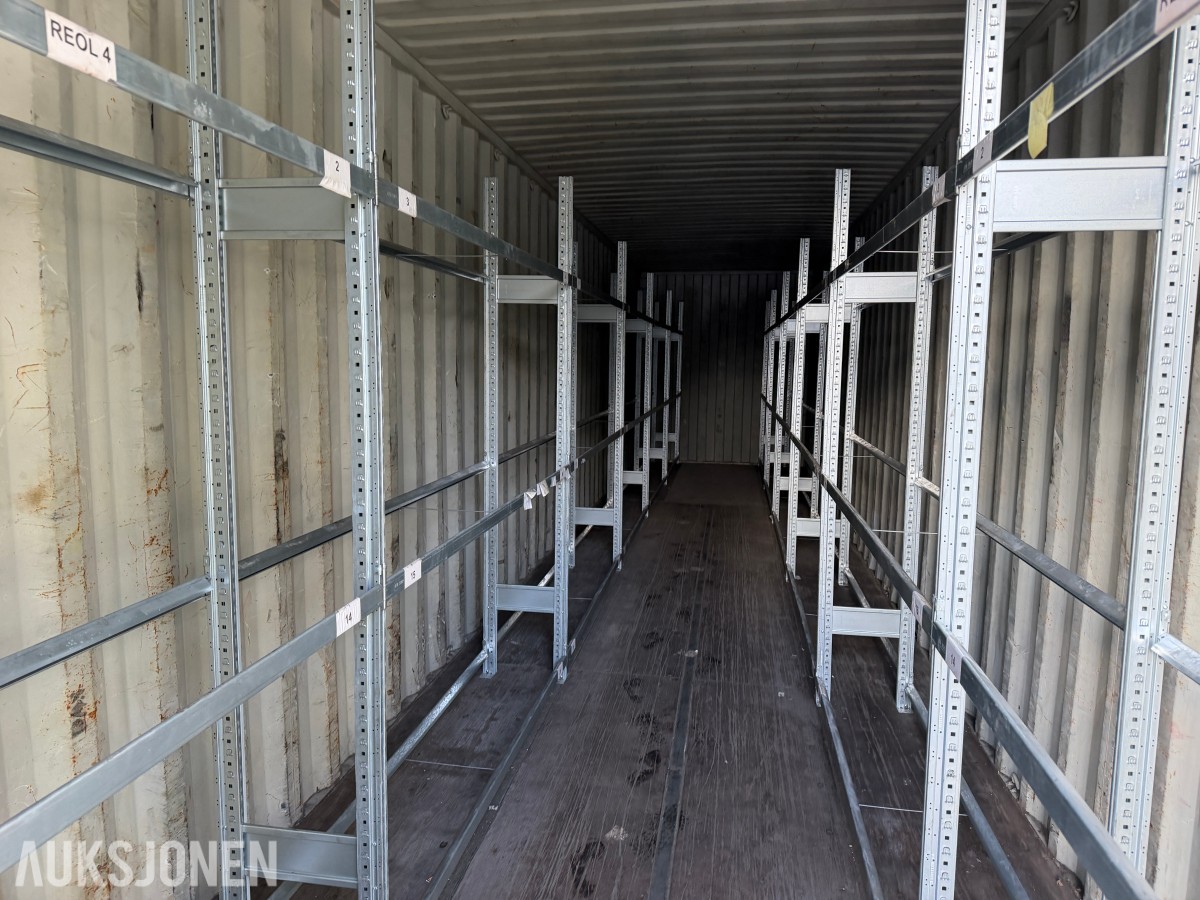 Container 40fot Dekkreoler begge sider