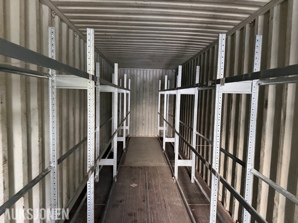 Container 40fot Dekkreoler begge sider