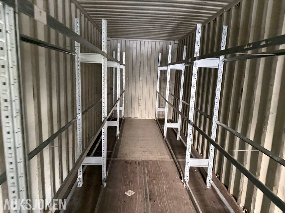 Container 40fot Dekkreoler begge sider