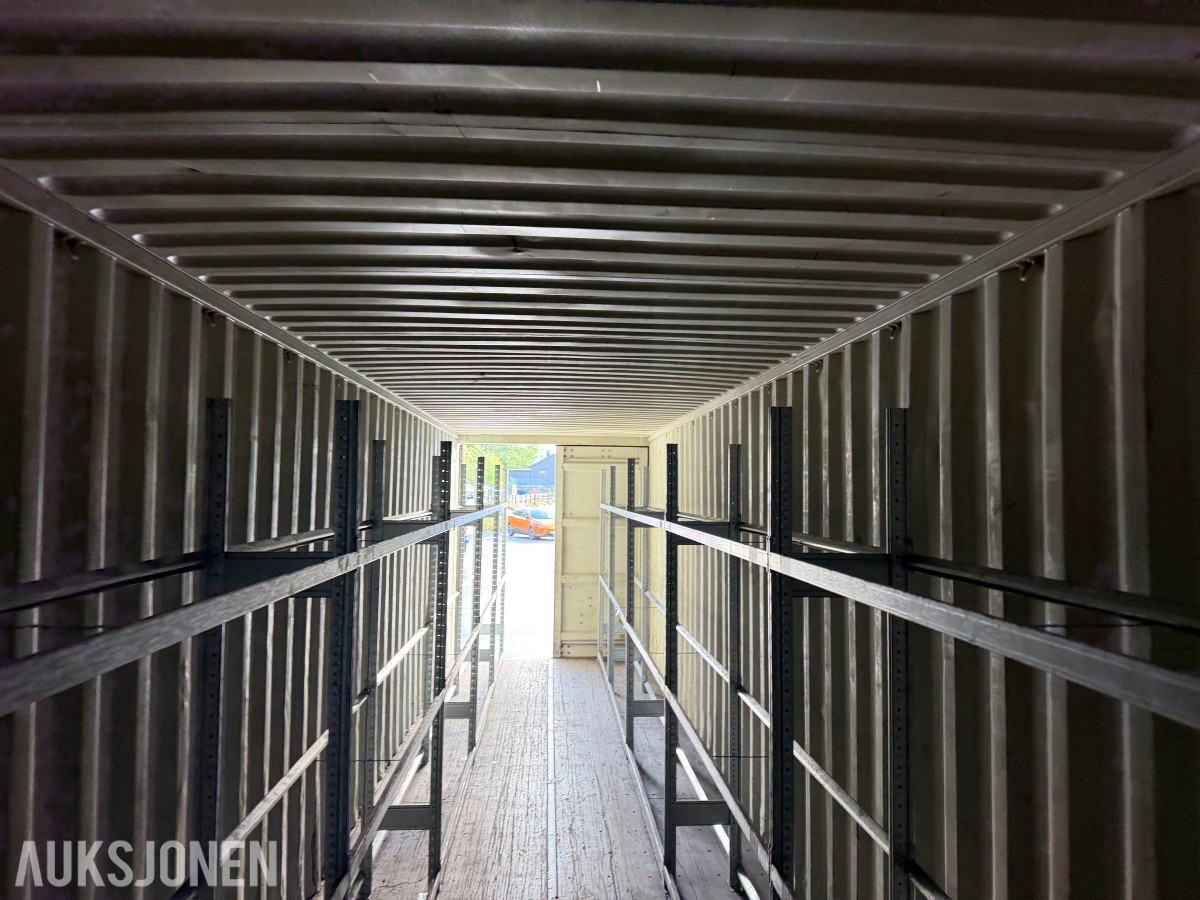 Container 40fot Dekkreoler begge sider
