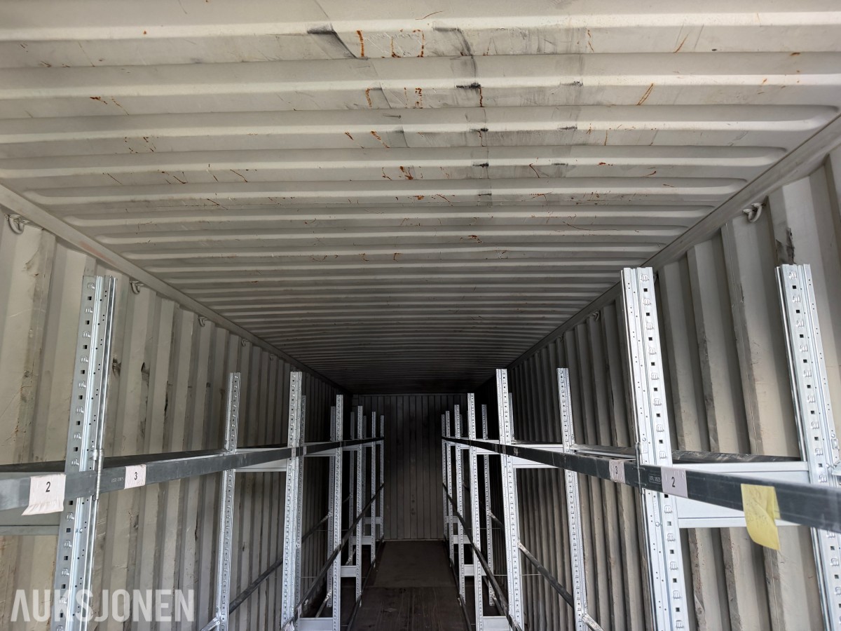 Container 40fot Dekkreoler begge sider