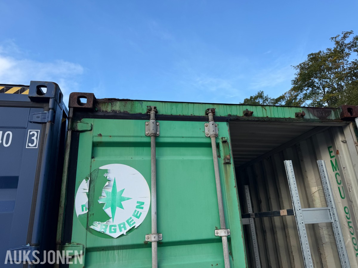 Container 40fot Dekkreoler begge sider