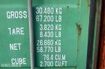 Container 40fot Dekkreoler begge sider 