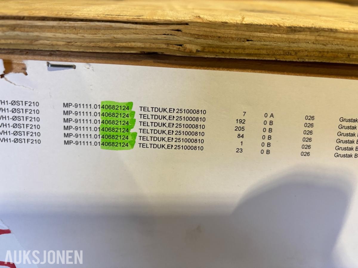 Parti Forsvarets enmanns teltduker 