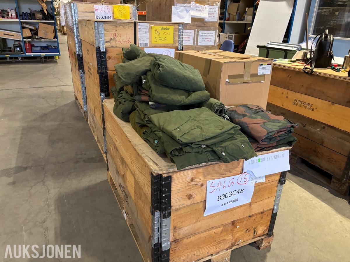 Parti Forsvarets enmanns teltduker 
