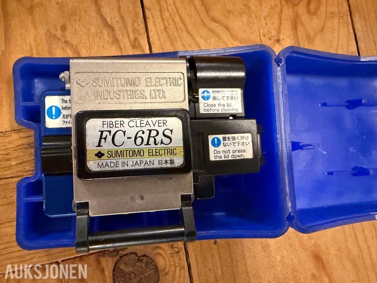 Sumitomo Electric T-400S Fusion Splicer sett Fiberskjøtemaskin