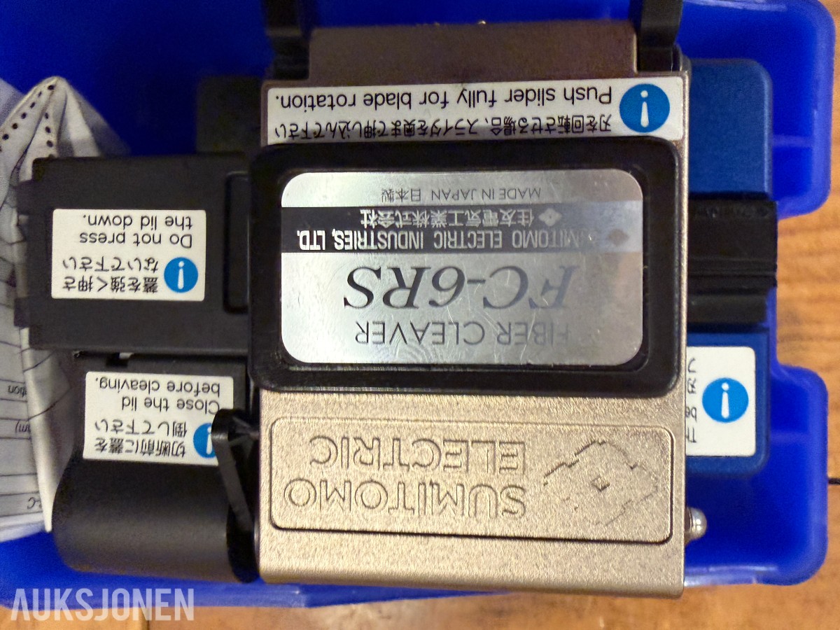 Sumitomo Electric T-400S Fusion Splicer sett Fiberskjøtemaskin