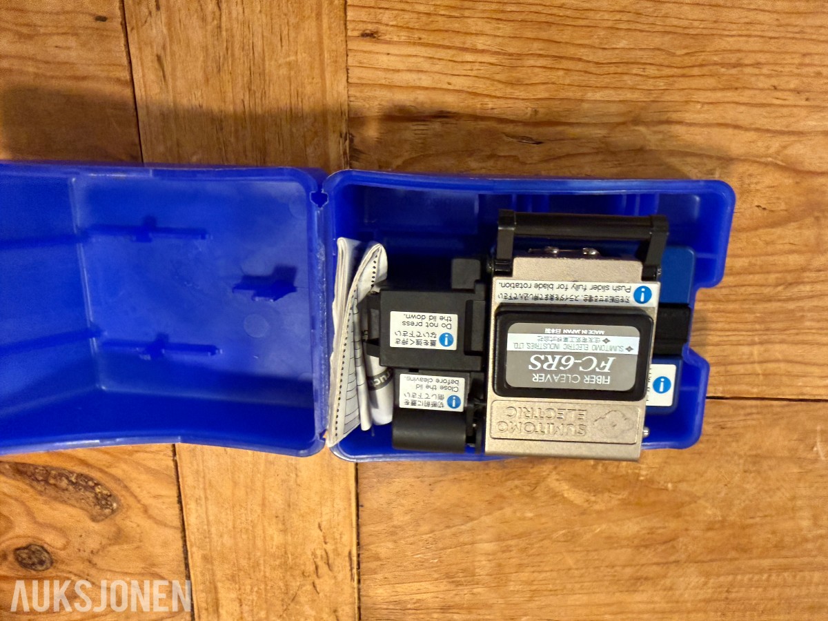 Sumitomo Electric T-400S Fusion Splicer sett Fiberskjøtemaskin