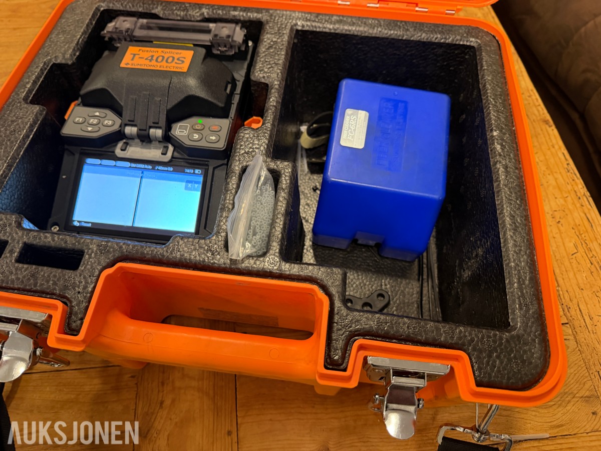 Sumitomo Electric T-400S Fusion Splicer sett Fiberskjøtemaskin