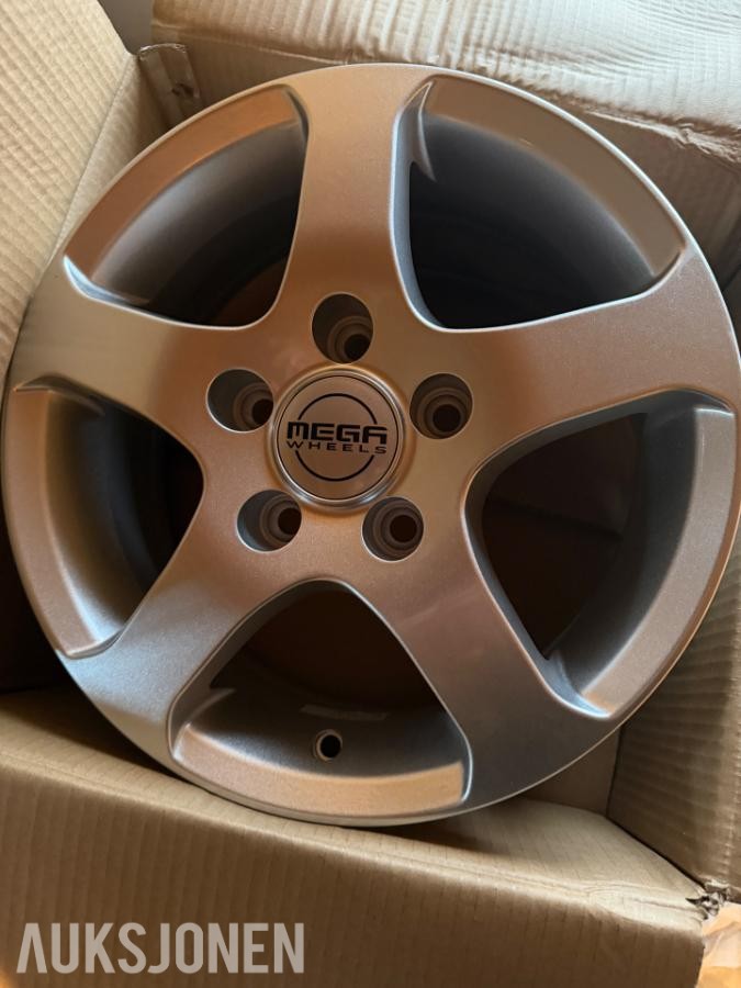 2020 Mega wheels Indus trailer, 2 stk nye felger