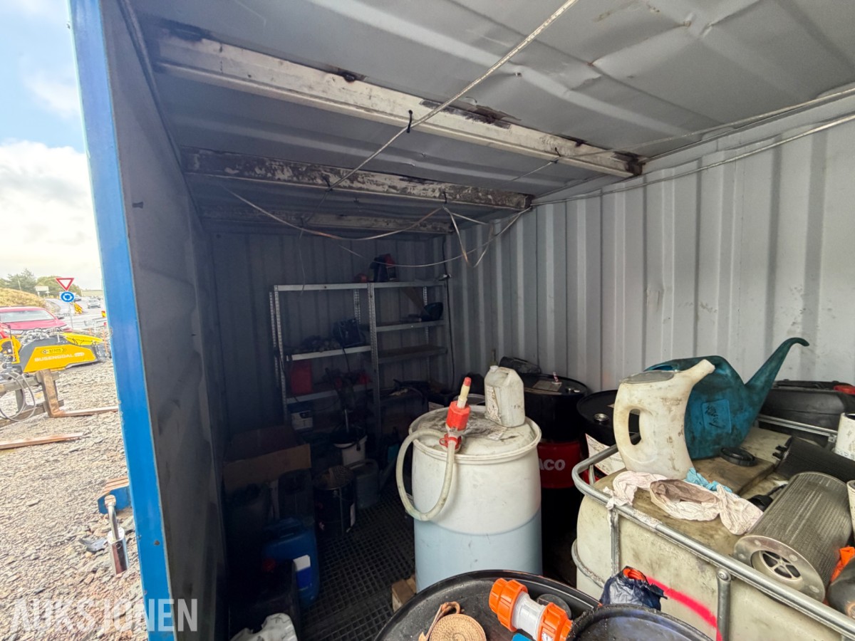 Miljøcontainer Selges med innhold