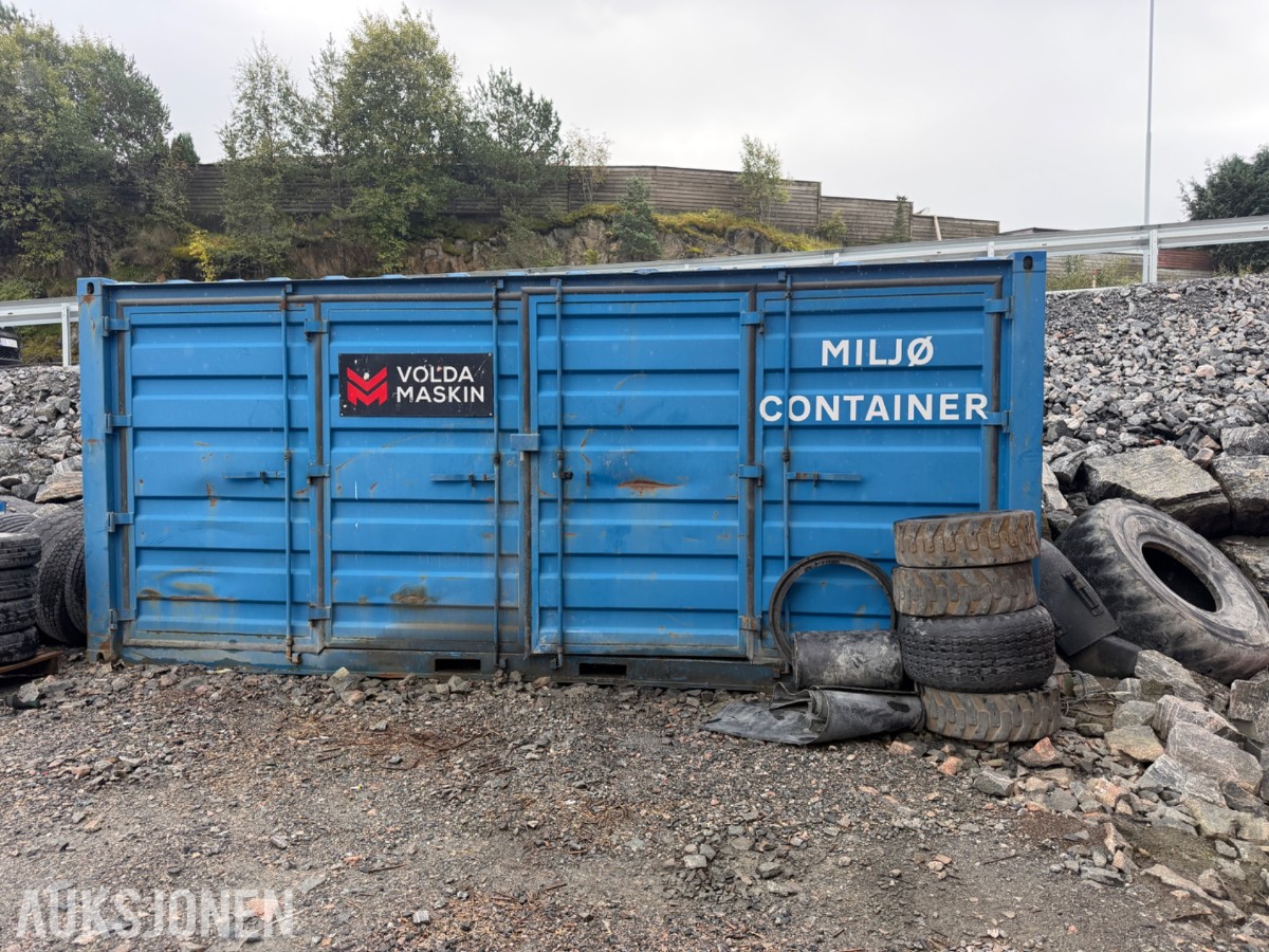 Miljøcontainer Selges med innhold