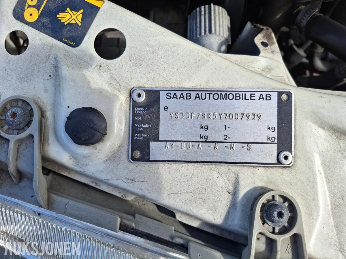 2000 Saab 9-3 SE 2.0 TURBO 205HK AUTOMAT CABRIOLET EU-OK 05.28
