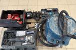 Verktøyparti med Makita støvsuger, Metabo og Milwaukee M18