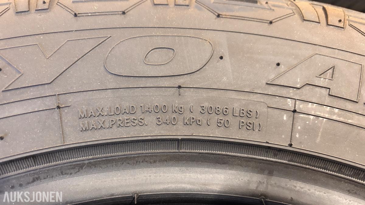 Parti med 24 ubrukte Toyo Open Country A/T Plus – 285/60 R18