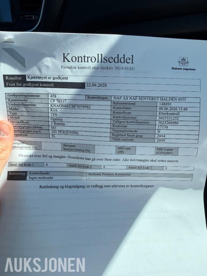 2015 KIA OPTIMA HYBRID AUTOMAT PANORAMA SKINN KAMERA