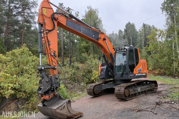 2022 Doosan DX235LCR-7 SMP tilrotator og Gull service - 2465 timer
