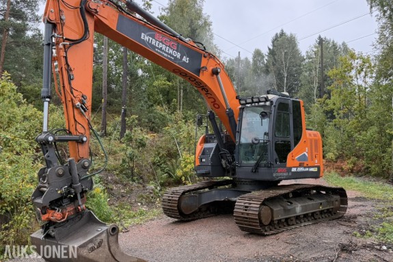 2022 Doosan DX235LCR-7 beltegraver SMP tilrotator og Gull service - 2465 timer