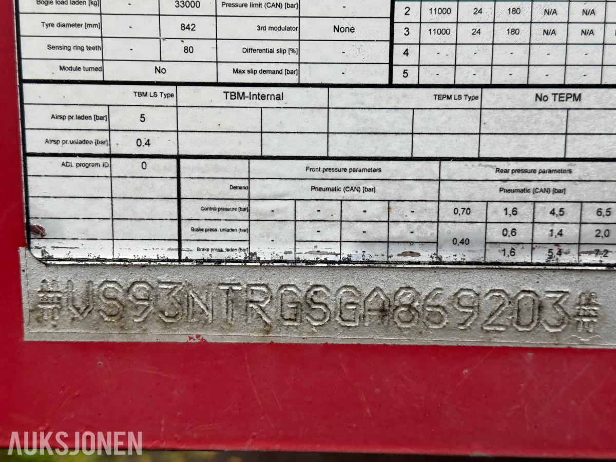 2016 Rojo Maskinsemi / Maskinhenger - 51900kg