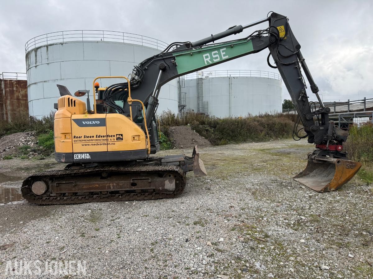 2014 Volvo ECR145DL BELTEGRAVER INDEXATOR R4 ROTOTILT PUSSESKUFF