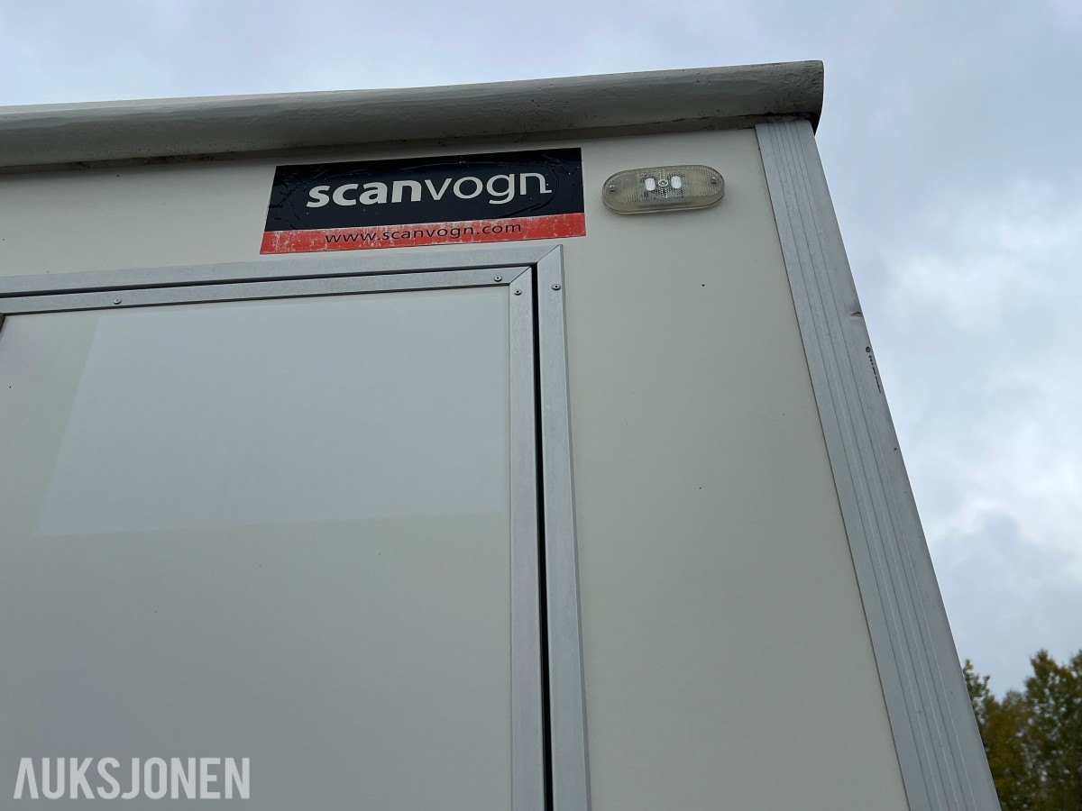 Arbeidsbrakke Scanvogn med WC