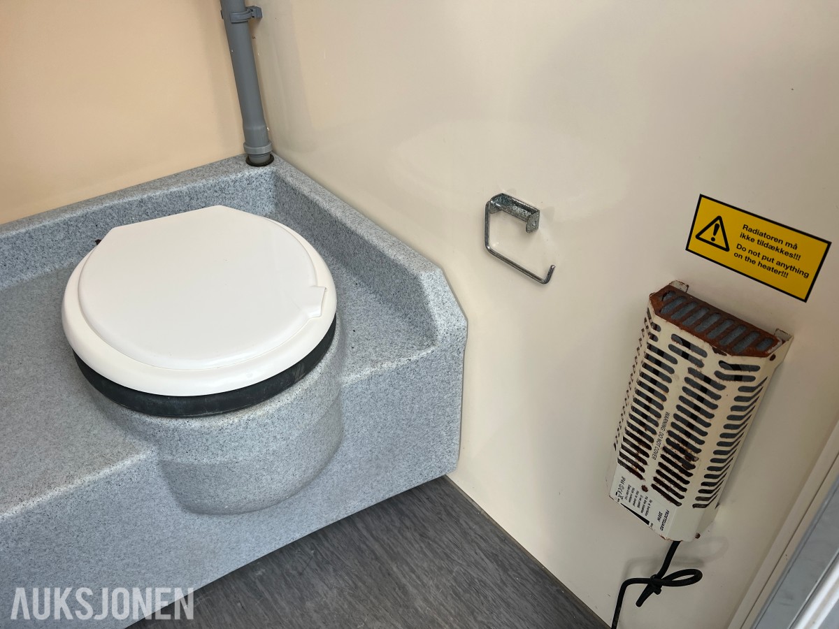Arbeidsbrakke Scanvogn med WC