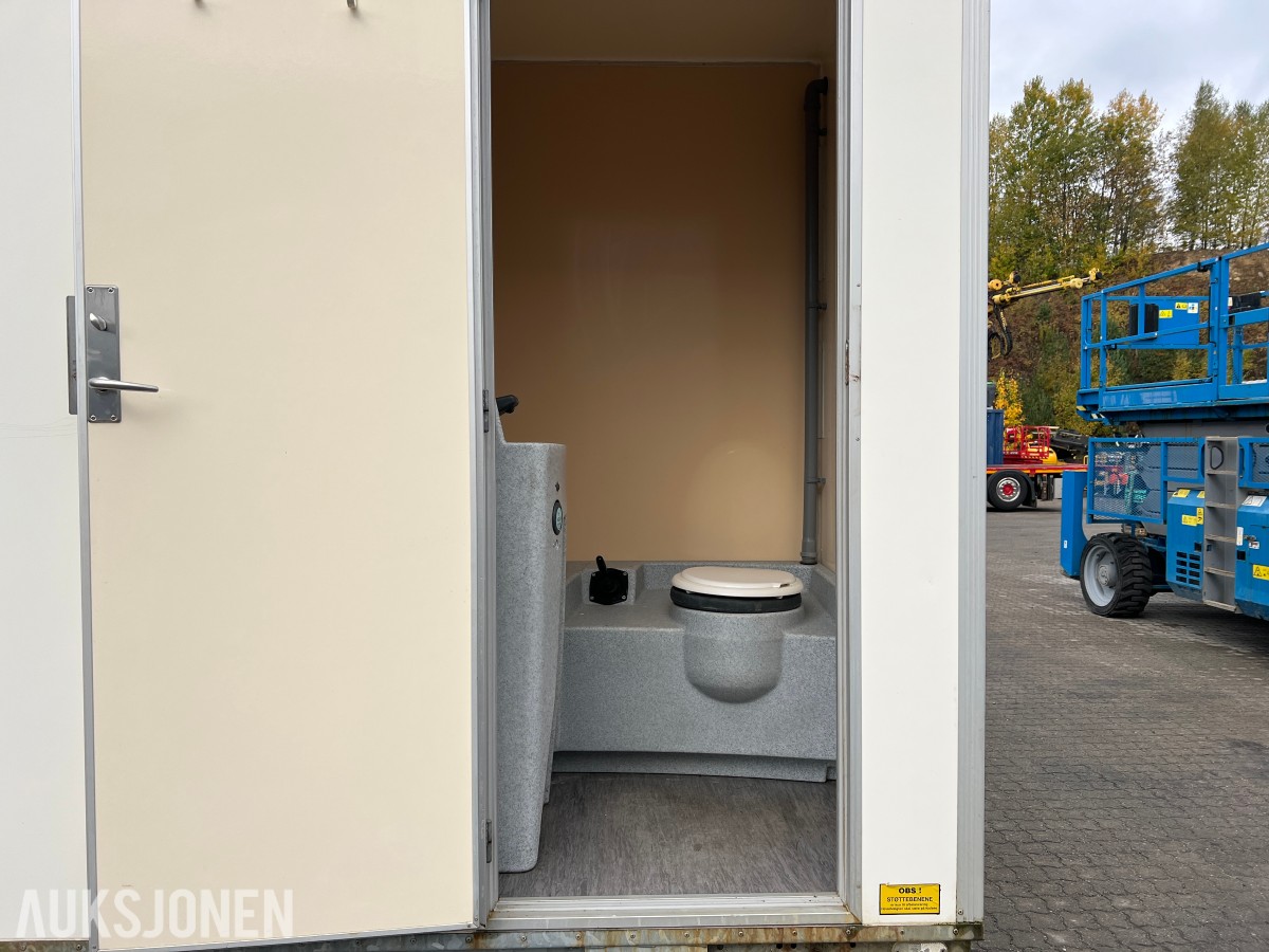 Arbeidsbrakke Scanvogn med WC