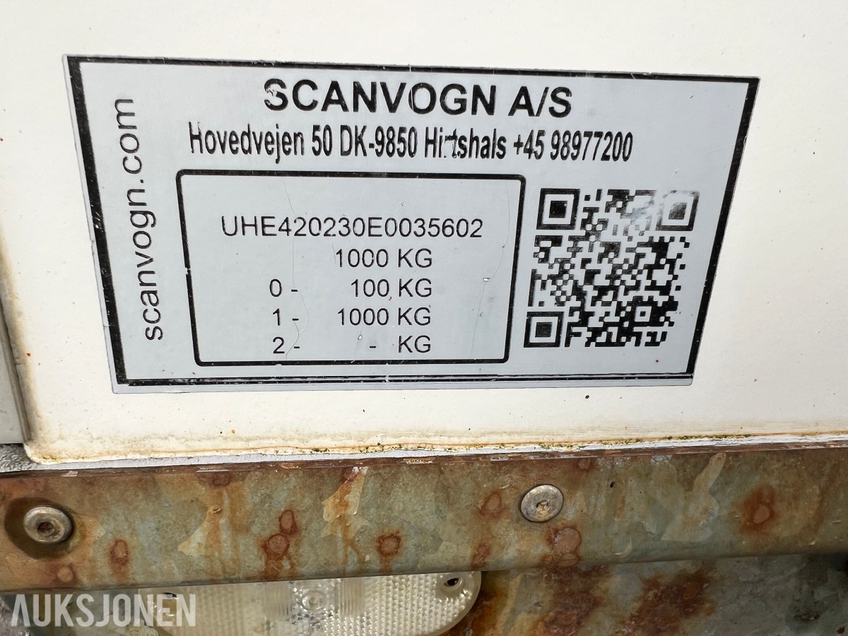 Arbeidsbrakke Scanvogn med WC