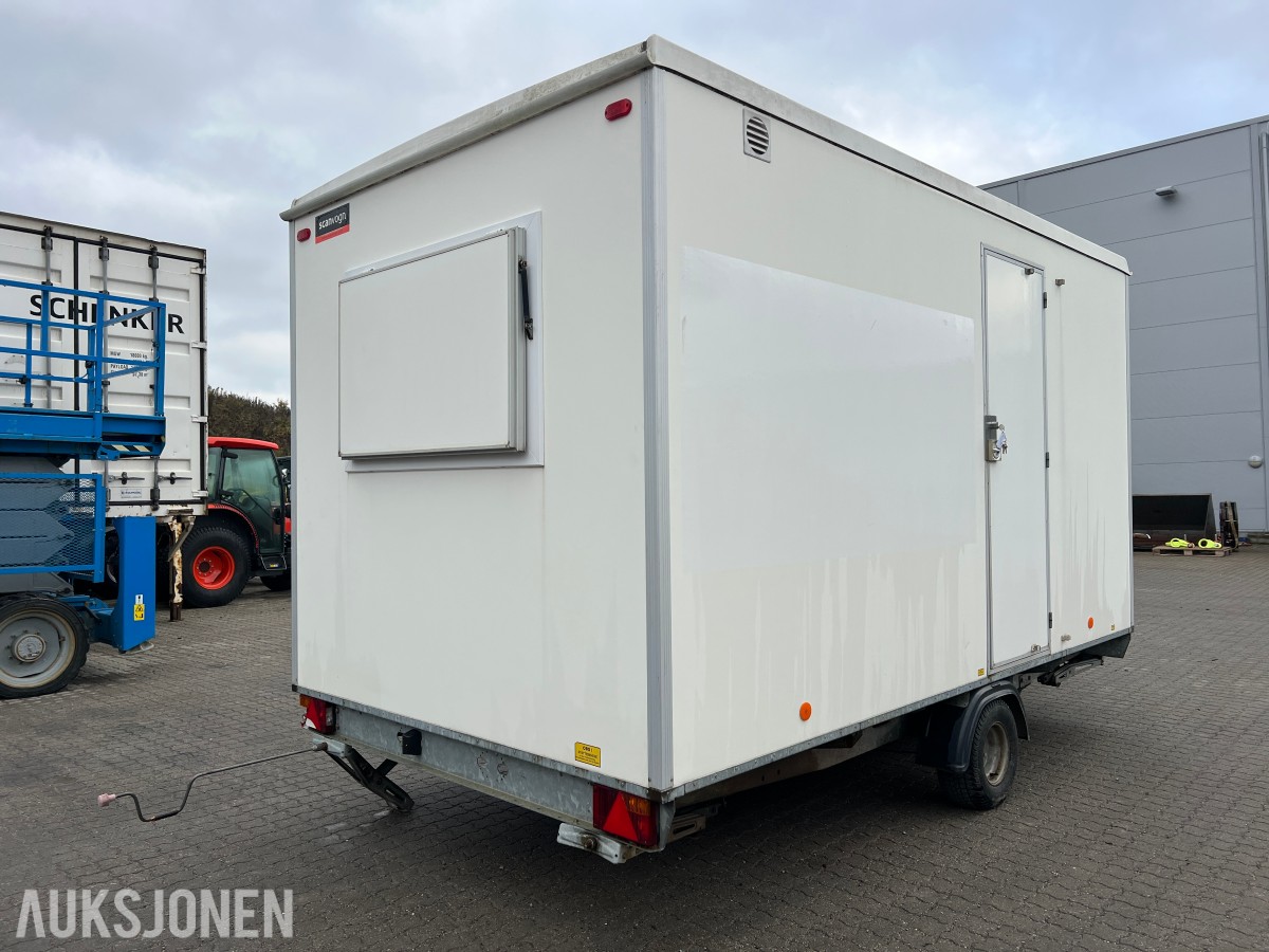 Arbeidsbrakke Scanvogn med WC