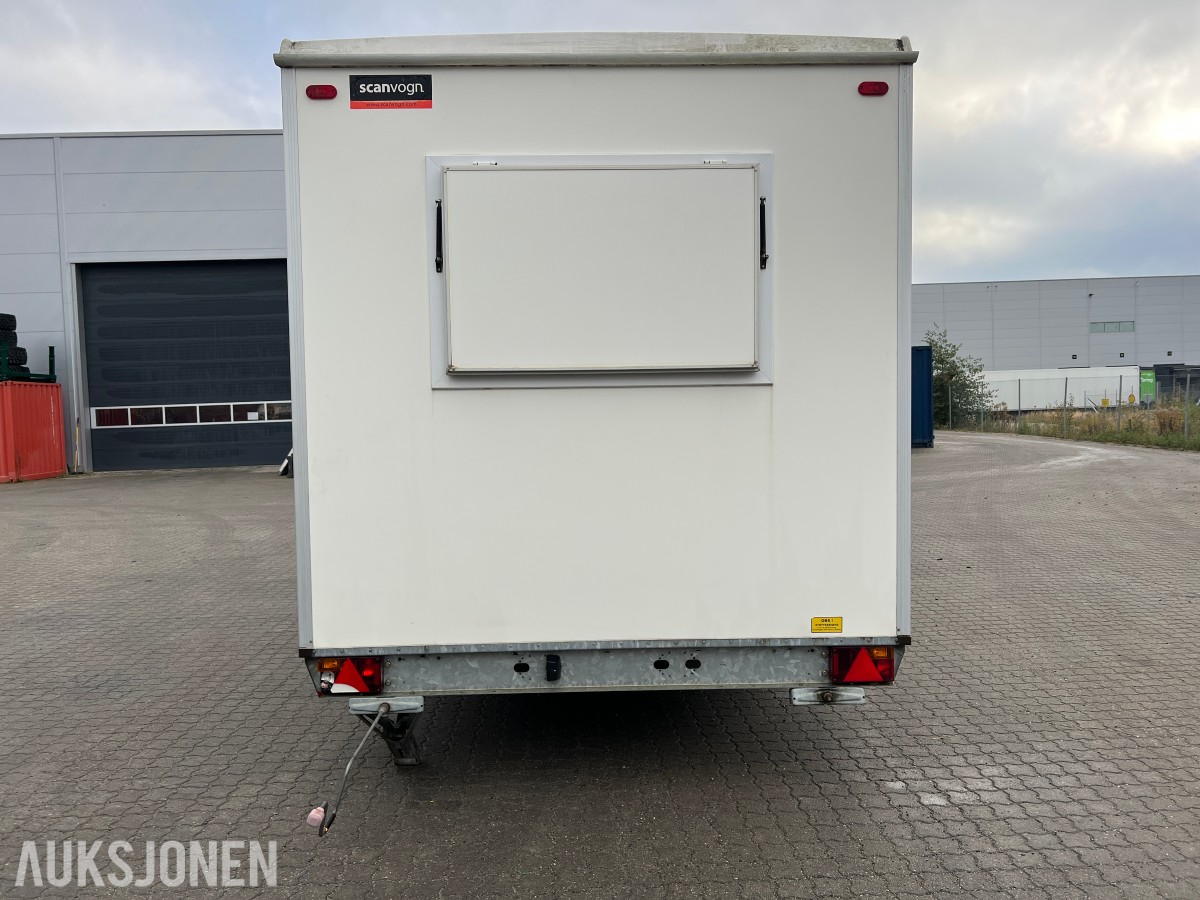 Arbeidsbrakke Scanvogn med WC