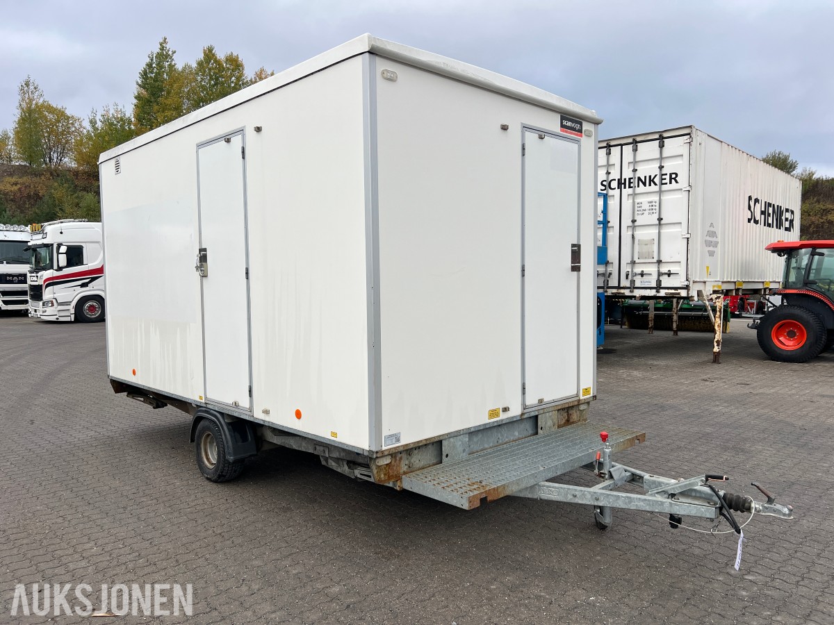 Arbeidsbrakke Scanvogn med WC