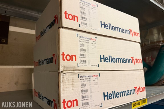 HELLERMANNTYTON SBPE9 SPIRALBESKYTTELSE – 3 UBRUKTE PAKKER / TOTALT 90 METER