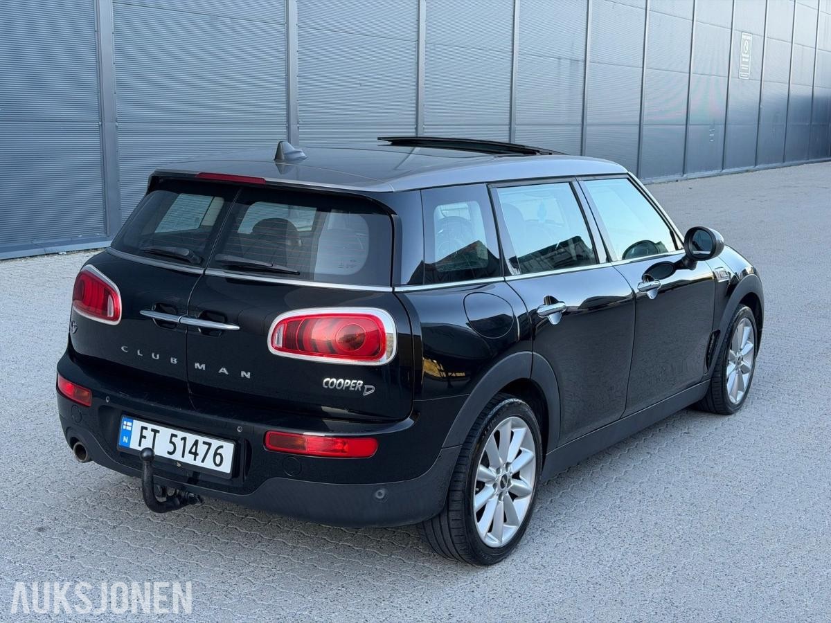 2015 MINI CLUBMAN COOPER D AUTOMAT PANORAMA HENGERFESTE