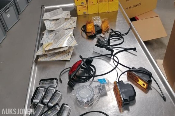 Diverse lampe deler til tilhenger 