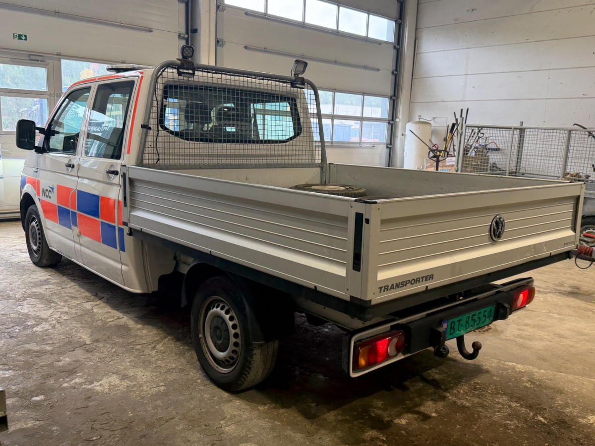 2018 VOLKSWAGEN TRANSPORTER 4MOTION 150 HK AUTOMAT DOBBELKABIN WEBASTO EU OK 28!