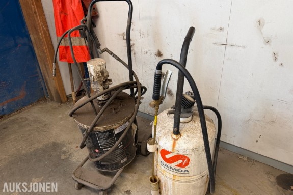 Fettpresse og oljetank - Pump Master 3 - Slanger og pistoler