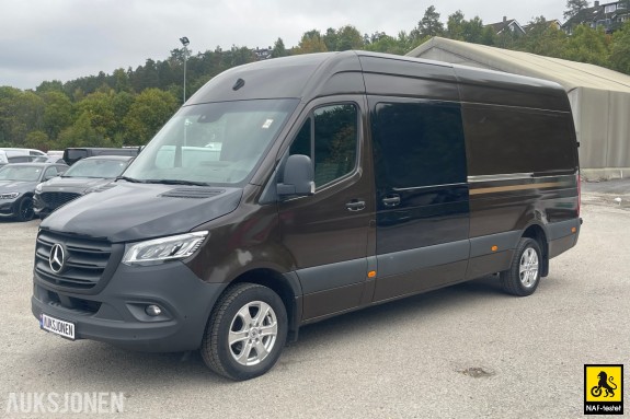 2022 Mercedes-Benz Sprinter 170 HK AUT HENGERFESTE ACC VARMER 360-KAMERA FIL & FJERNLYSASSISTENT
