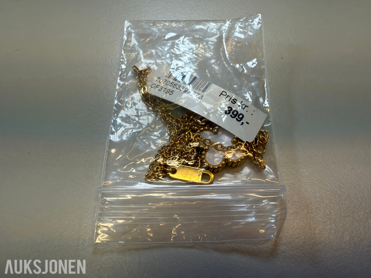 Ca 420 stk smykker - halskjeder, armbånd og øredobber