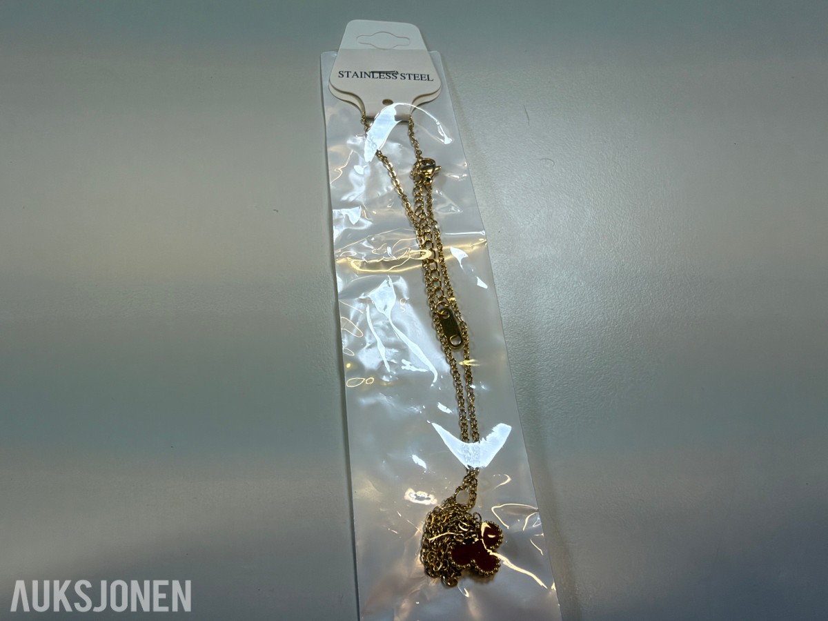 Ca 420 stk smykker - halskjeder, armbånd og øredobber