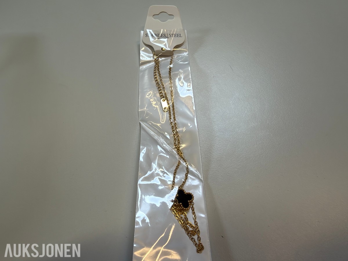 Ca 420 stk smykker - halskjeder, armbånd og øredobber