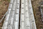 Solide kjørebruer i aluminium, 282x45cm, 20 tonn
